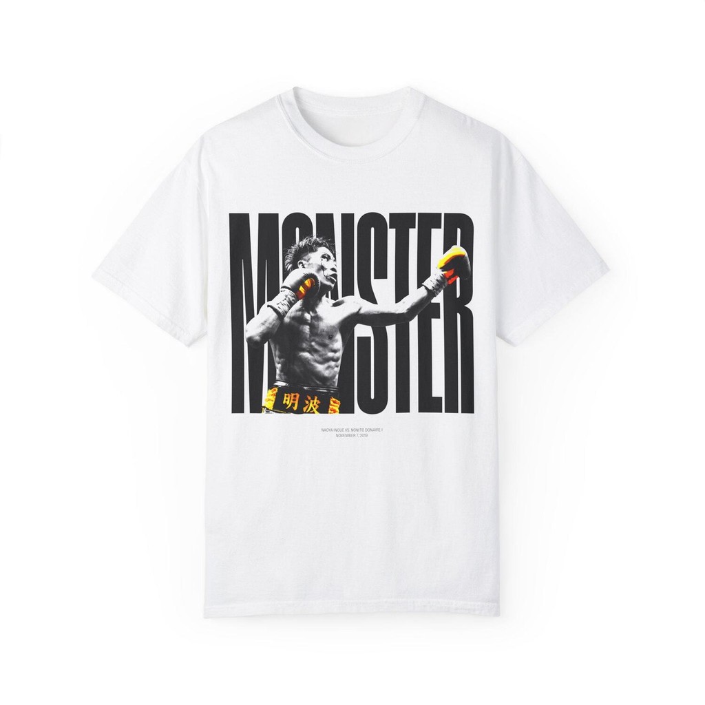 เสื้อยืดสำหรับชกมวย Naoya Inoue MONSTER | ทูลเบิร์ฟให้ Inoue กับ Donaire | เสื้อกีฬาสำหรับผู้ชาย