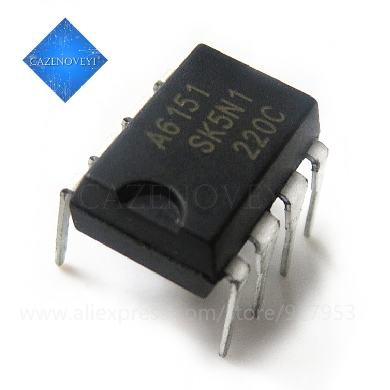 5 ชิ้น STR-A6151 A6151 DIP-8 DIP-7 วงจรรวม
