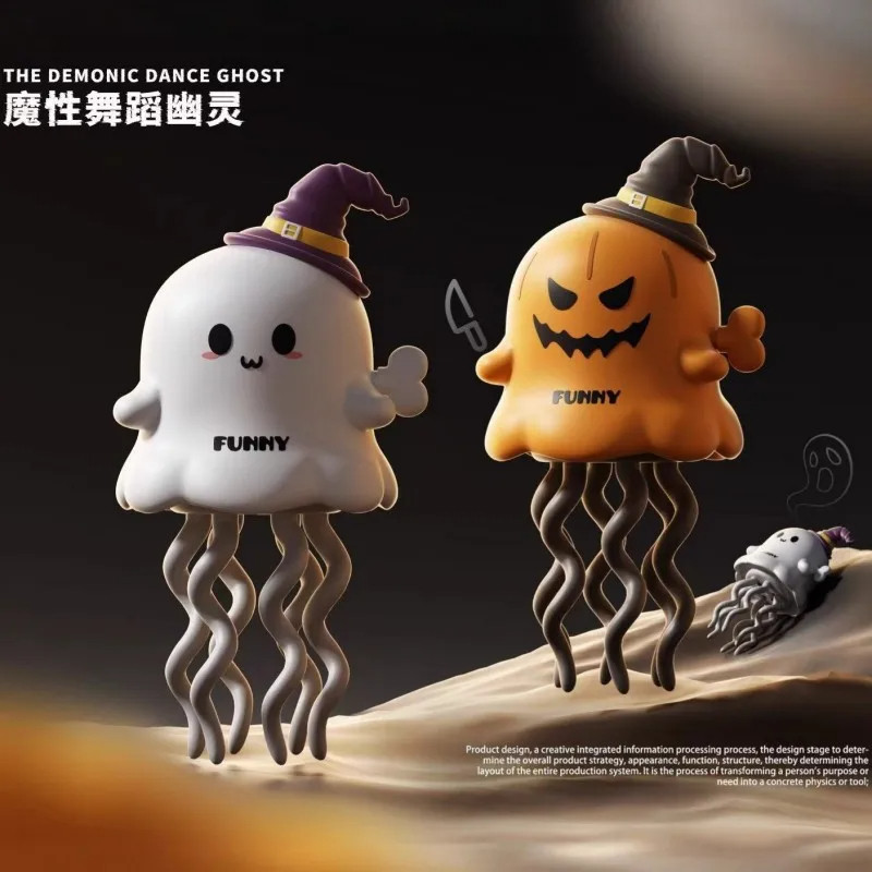 ใหม่ Creative ไฟฟ้าเต้นรําฮาโลวีนปลาหมึกของเล่น Decompression ของเล่น Demonic Dance Octopus ของเล่นไฟ LED หุ่นยนต์อิเล็กทรอนิกส์ Interactive เด็กฮาโลวีนของขวัญ