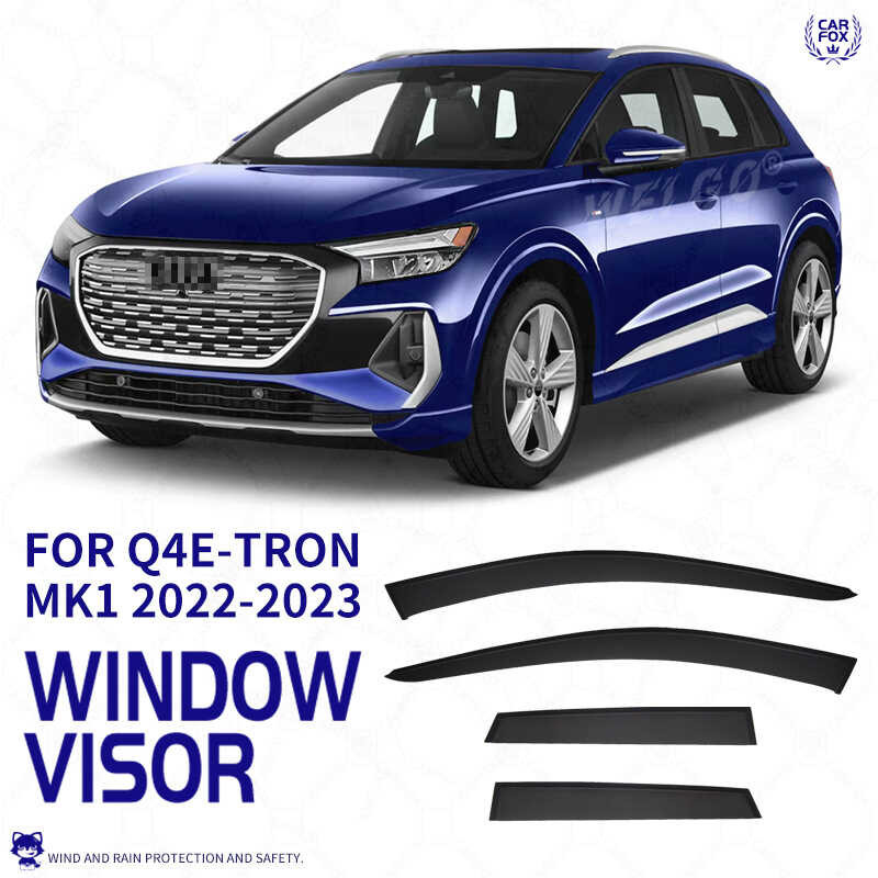 เหมาะสําหรับ Audi Q4 e-tron Window Rain Guard Audi Q4 e-tron Window visor