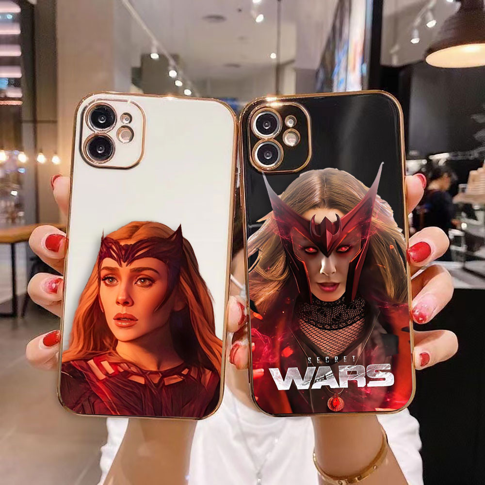 SAMSUNG Marvel Wanda Scarlet Witch Smooth E-TPUเคสโทรศัพท์สําหรับSamsung Galaxy A12 A13 A14 A15 A16 