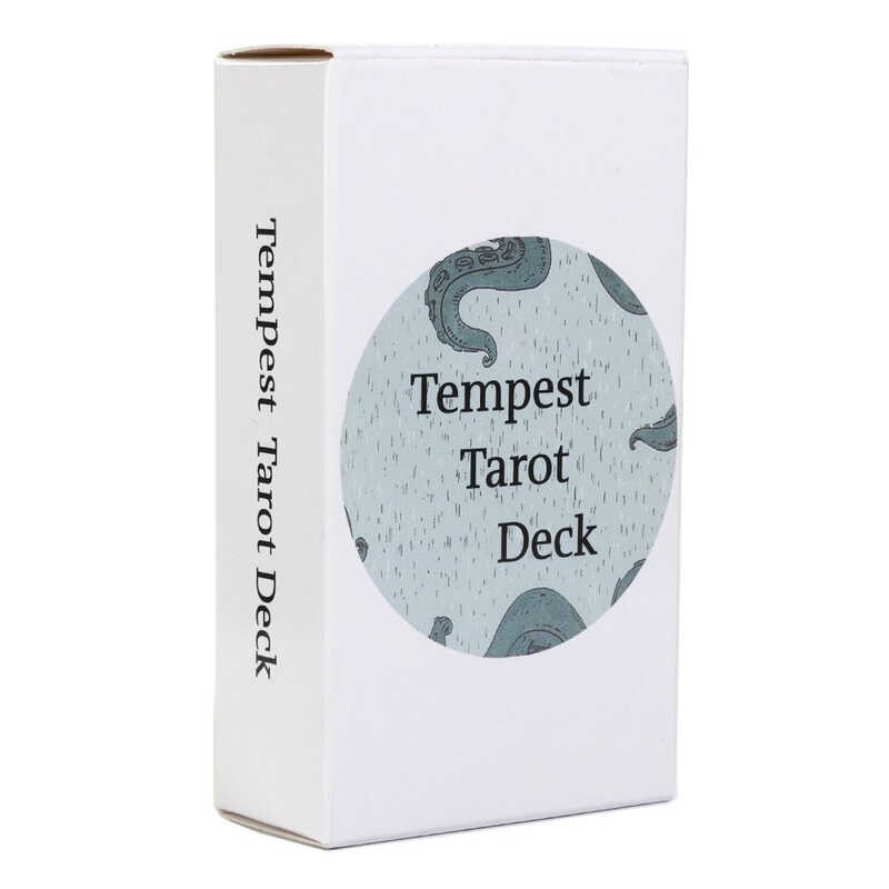 เวอร์ชันภาษาอังกฤษ Tempest Tarot Deck Tempest ไพ่ทาโรต์เกมกระดานการ์ดเกม