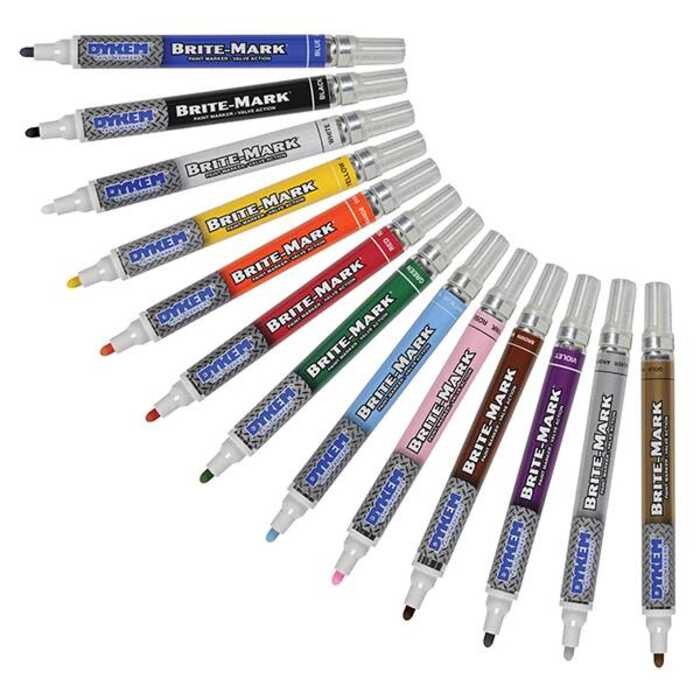 American Original DYKEM BRITE-MARK Valve Marker/Pen Universal Pen รวมอยู่