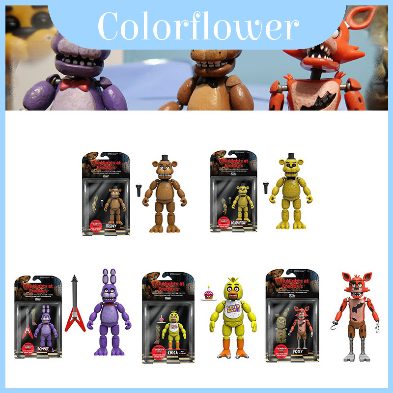 Fnaf Five Funko Nights At Freddys Action Figure Articulated Golden Freddy สําหรับเด็ก