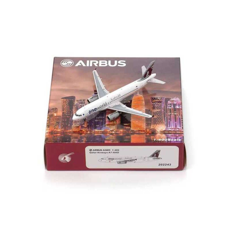 Paol Katar Airlines 1: 4 Airbus A320 สําเร็จรูปรุ่นโลหะผสม Airbus A7-AHO