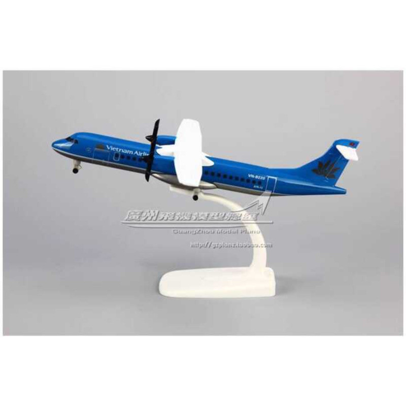 Vietnam Airlines Vinam ATR-72 VN-B220 โมเดลเครื่องบินผู้โดยสารจําลองโลหะผสม 20 ซม.