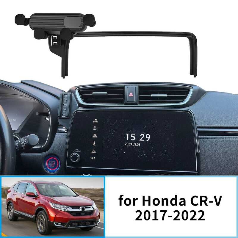 ที่วางโทรศัพท์มือถือในรถยนต์สําหรับ Honda CR-V 2017-2022 CRV RW RT GPS Bracket ขาตั้งนําทางอุปกรณ์เส
