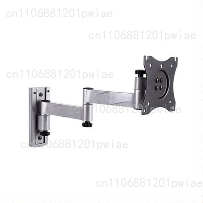 Telescopic adjustment bracket, RV bed car modification accessories, TV monitor car with lock, rotat