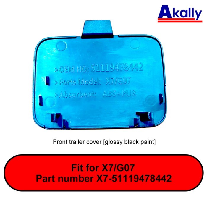 OEM 51119478442 Car Front Bumper Trailer Tow Eye Hook Cap Cover For X7 G07 M Sport 51128745745 5112