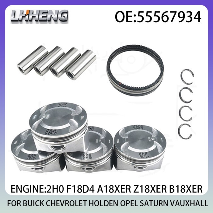 Engine Parts PISTON & RINGS Kit For BUICK CHEVROLET HOLDEN OPEL SATURN VAUXHALL 1.8L 1.8 L T L4 GAS