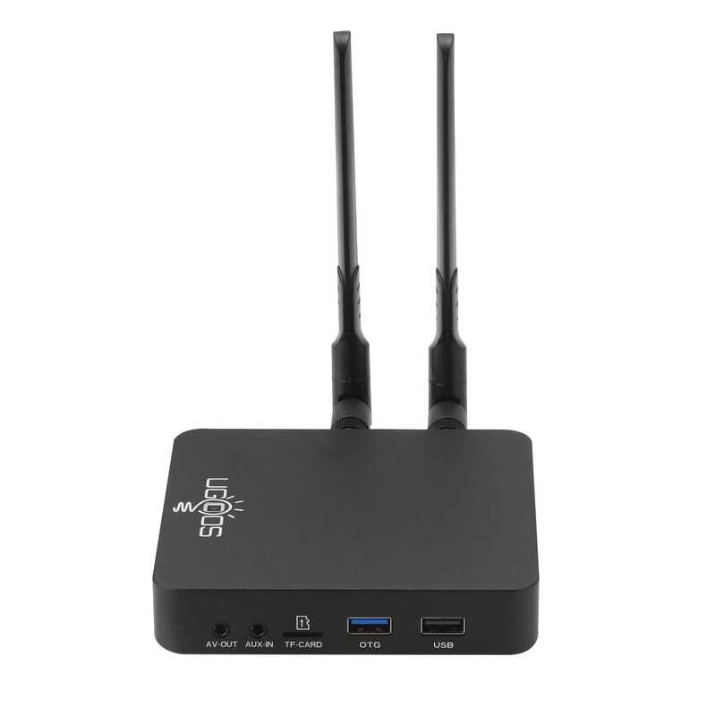▥ Ugoos Am6b Plusกล่องทีวีandroid 9 Amlogic S922x-J Wifi6 4Gb 32Gb Set Top Box 2.2Ghz LPDDR 4K