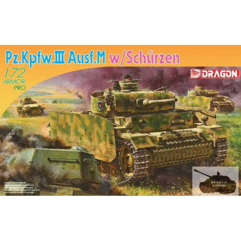 DRAGON 7323 1/72 Sd.Kfz.141/1 รถถังกลางสาม M-Type
