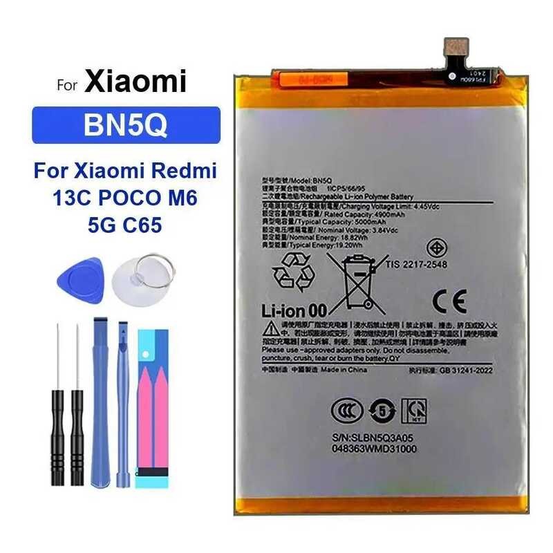Battery BN5Q 5000mAh For Xiaomi Redmi 13C POCO M6 5G C65