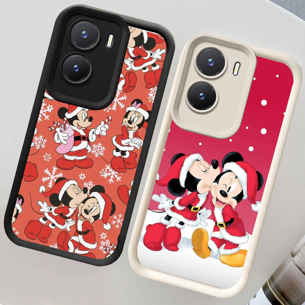 CH68 Mickey Christmas Soft Casing สําหรับ VIVO Y15s Y35 Y15a Y22s Y22 5G เคสป้องกัน