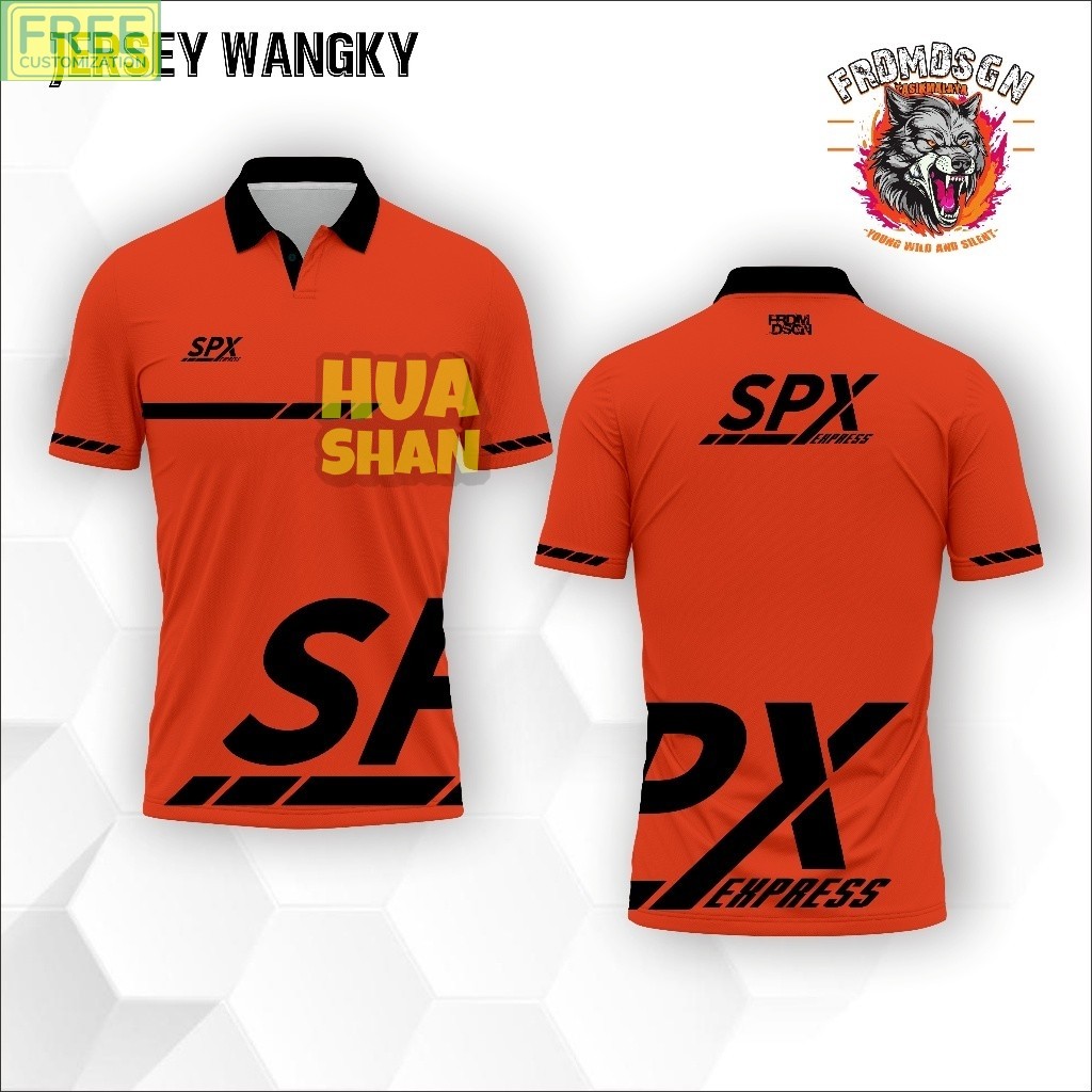 Jual JERSEY WANGY SPX SHOPEE EXPRESS KEMEJA SPX JERSEY POLO