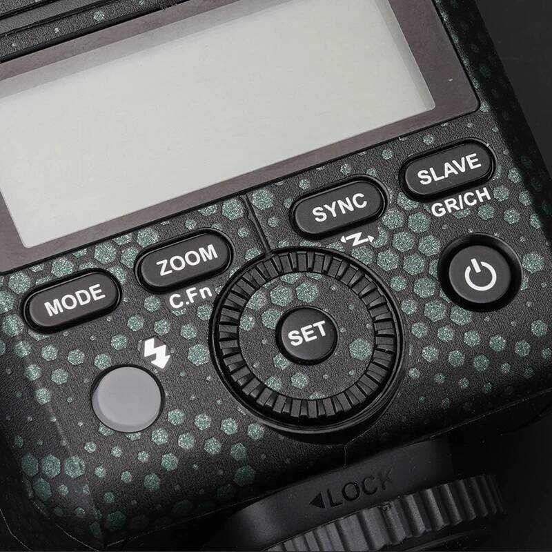 ▥ Tt350แฟลช Speedlite Decal ผิวสำหรับ Godox Tt350c Tt350n Tt350s Tt350o ป้องกันสติกเกอร์