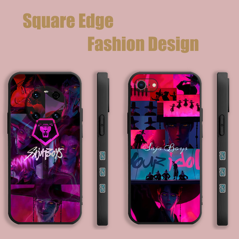 ปลอกสําหรับ OPPO A53 A76 A95 A96 A77 Reno6z Reno 7 4G Saja Boys Kpop Demon Hunters KMJ87 เคสโทรศัพท์