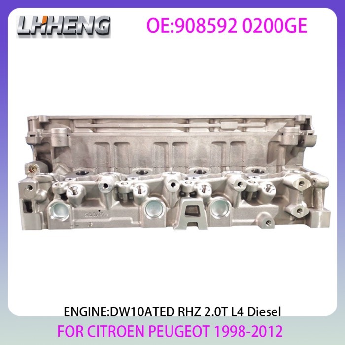 Engine cylinder head assembly For CITROEN C4 C5 PEUGEOT 206 207 306 307 406 607 2.0L 2.0 L T L4 Die
