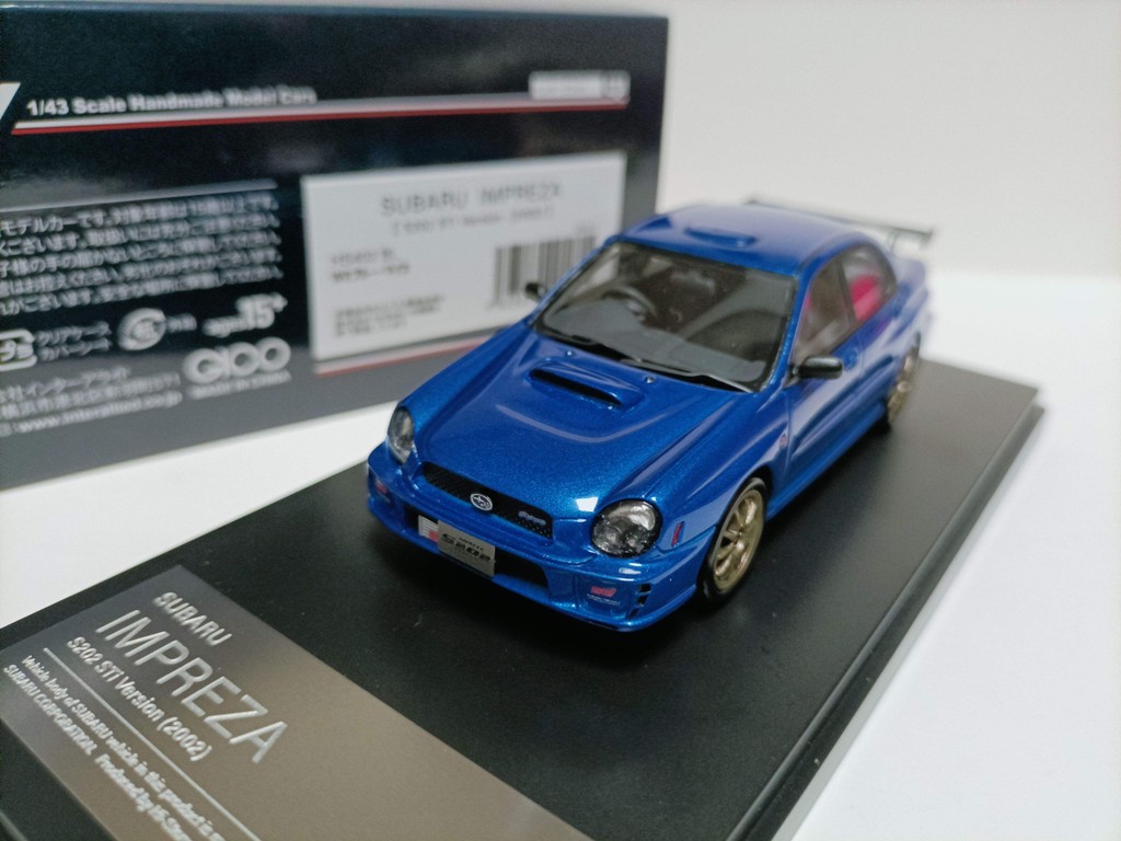 Hi Story 1 43 Subaru STi 2002 สีฟ้า