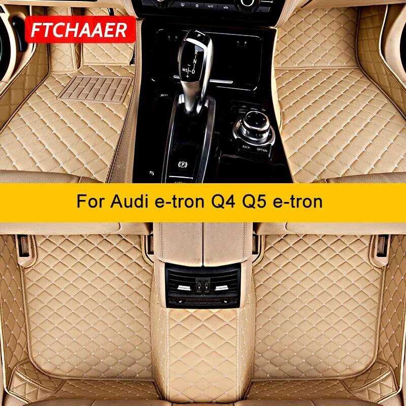 FTCHAAER Custom รถสําหรับ Audi Etron Q4 e-tron Q5e-tron อัตโนมัติพรมเท้า Coche Accessorie