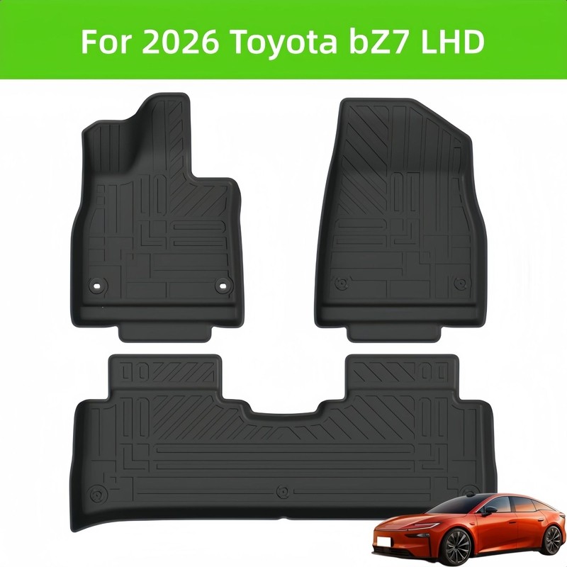 สําหรับ 2026 Toyota bZ7 พรม TPE พรมปูพื้นรถยนต์/ด้านหลัง