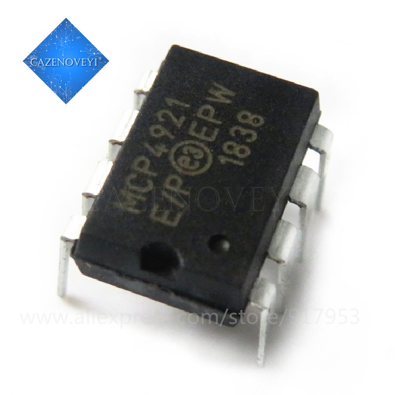 1 ชิ้น MCP4921-E/P MCP4921 DIP-8 ในสต็อก