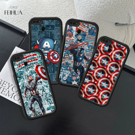 กัปตันอเมริกาHpปลอกชุบใสสําหรับRealme Reno Narzo A15s A16E C20A F17 C15 4F C20 C21 2F C25S C11 A16K 