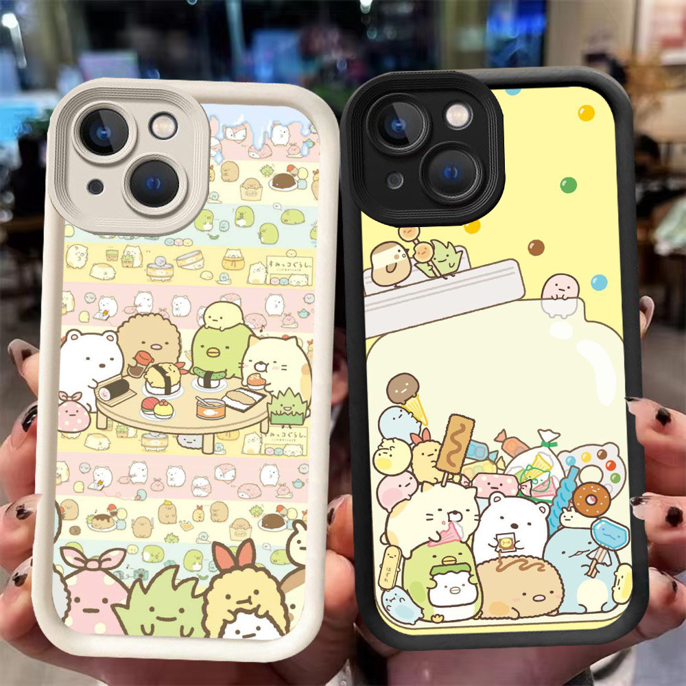 XI116 Sumikko Gurashi สําหรับ Tecno Spark 4 20 Pro GO1 30C GO2 2023 2024 5G สีดําสีขาว
