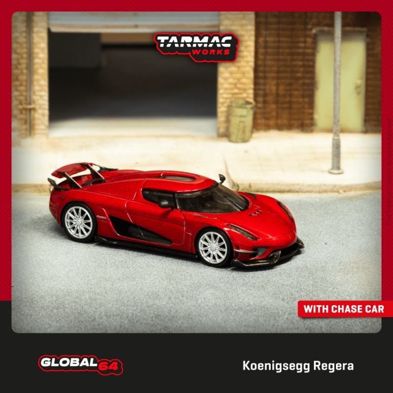 พร้อมสต็อก TW 1: 64 Koenigsegg Koenigsegg Regera Hidden Edition โมเดลรถโลหะผสม Limited Edition