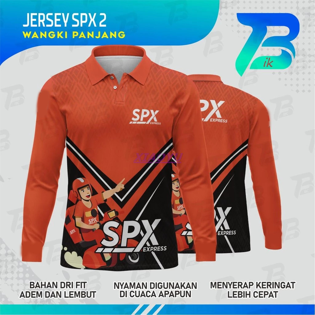 [ชื่อและหมายเลขปรับแต่งฟรี] เสื้อเชิ้ตแขนยาว ร้านค้า เอ็กซ์เพรส เสื้อยืดช้อปปี้ไรเดอร์เสื้อมอเตอร์ไซค์ซับทั้งตัวเสื้อยืดไรเดอร์สไตล์ชายแล
