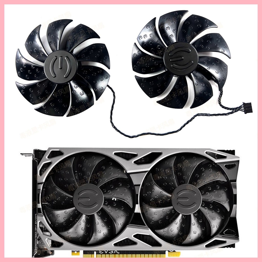 เทคโนโลยี EVGA IVIC 1650 1650S 1660 1660S 1660ti พัดลมระบายความร้อนการ์ดกราฟิกพิเศษ