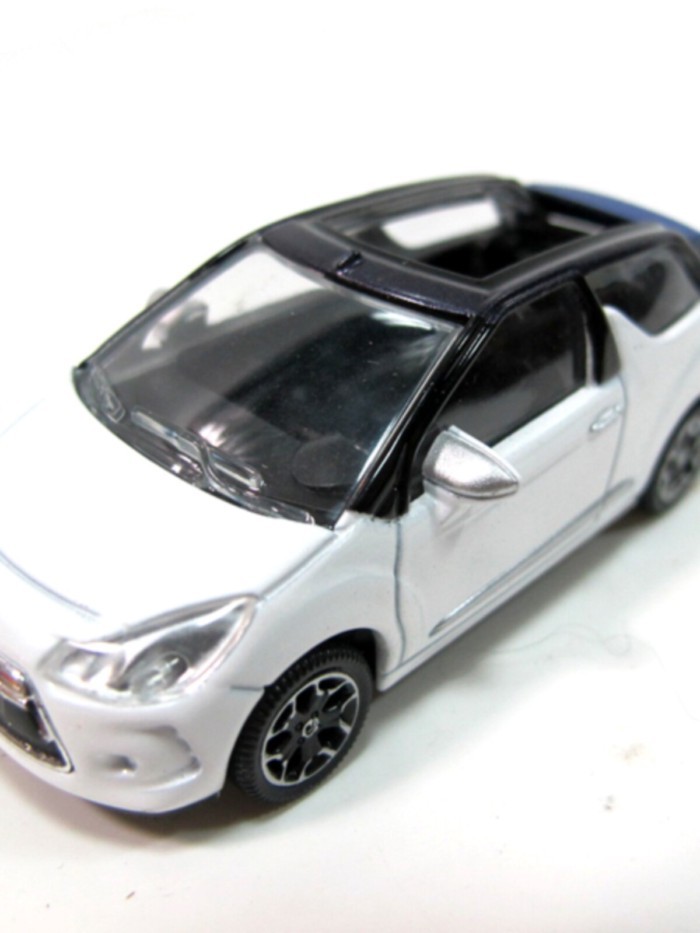 รถของเล่นโลหะผสม CIT ROEN DS3 Citroen DS3 Convertible Car Model