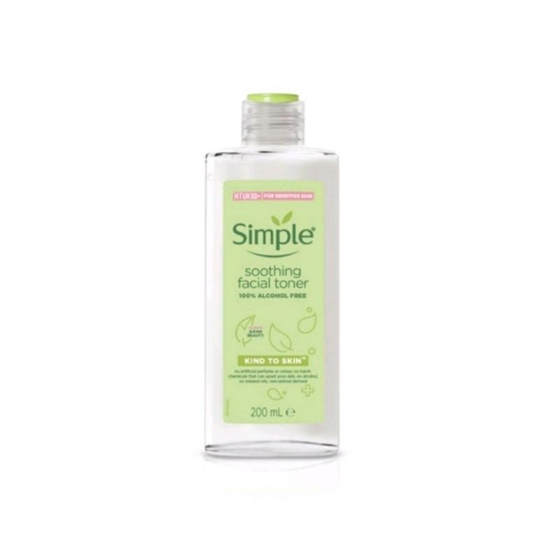 SIMPLE - Kind To Skin Soothing Facial Toner 200 Ml. ซิมเพิลโทนเนอร์ สูตรซูทติ้ง มล.