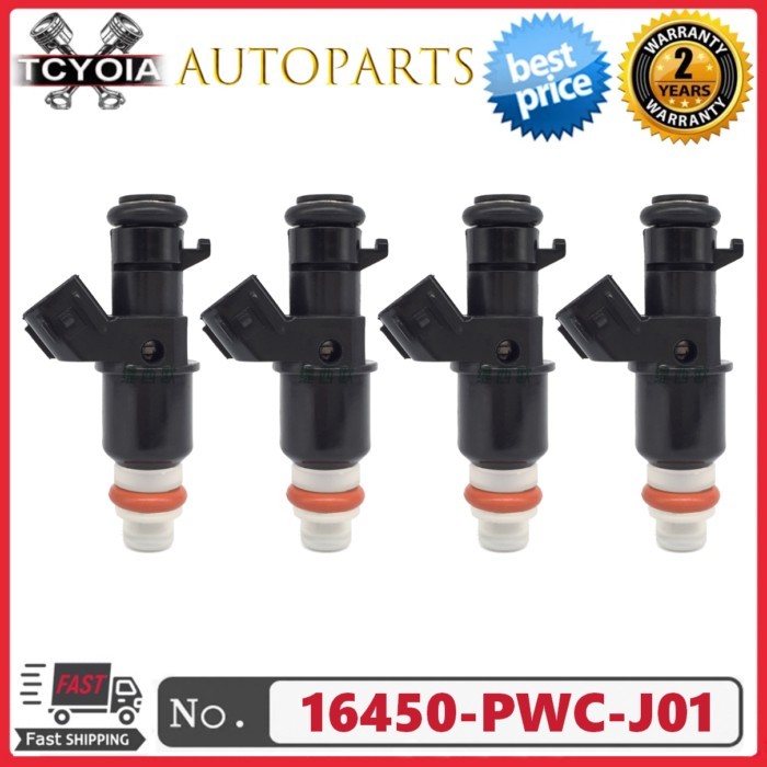 Wholesale Fuel Injectors 16450-PWC-J01 6HOLES for Honda FIT 5-DOOR GD3 GD8 GE8 1.5L 2007 2008 for H