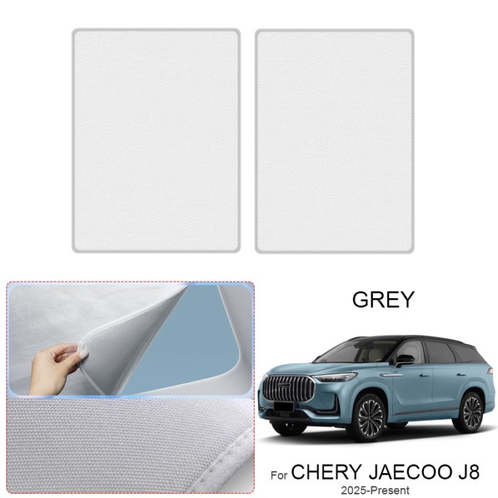For CHERY JAECOO J8 2025-PresentCar Suede Fabric Anti-uv Electrostatic Adsorption Sunroof Sunshade