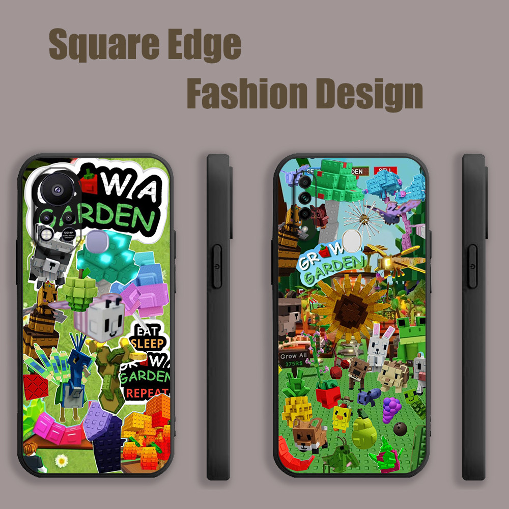 ปลอกสําหรับ Huawei P60 Pro Honor 200 50 90 Lite 70 X6 X8 X9A X8A X9B Grow a Garden Video game FXZ06 