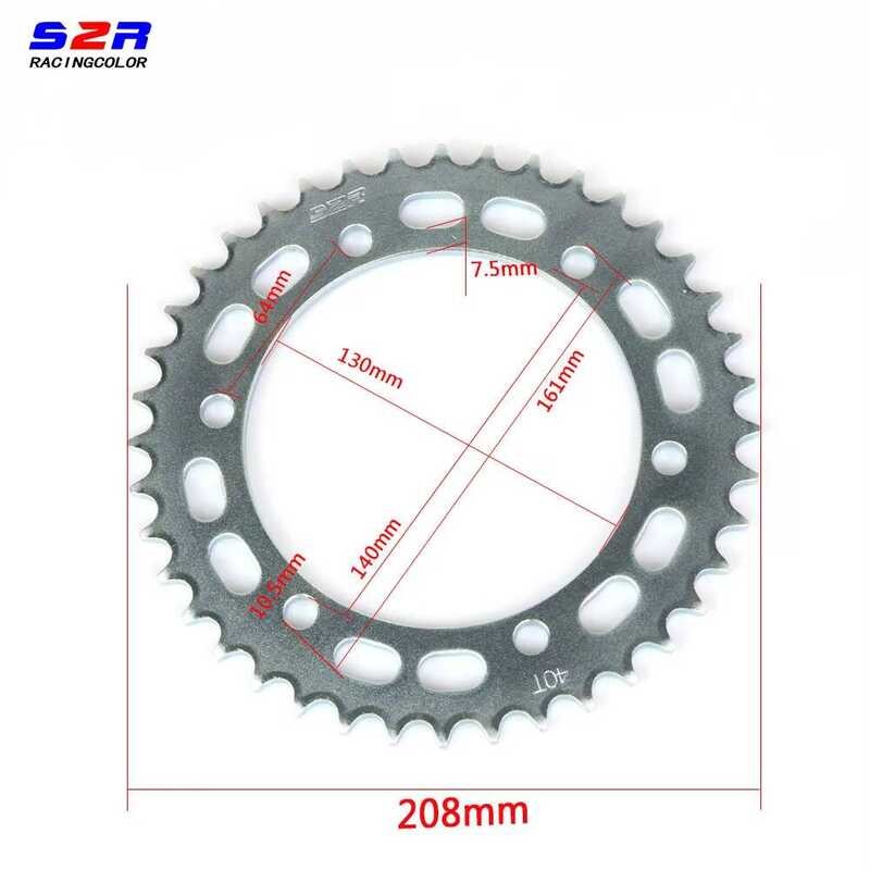 ▥ รถจักรยานยนต์40t ด้านหลัง Driven สำหรับ HONDA FALCON Nx400 NX 4 XR 400 Nx4 15 T เฟืองด้านหน้า