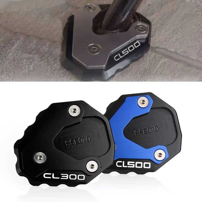 เหมาะสําหรับ ฮอนด้า CL300 CL500 ดัดแปลงด้านข้างสนับสนุนวงเล็บขาตั้งกล้องสนับสนุนเท้าเบาะขนาดใหญ่พิเศ