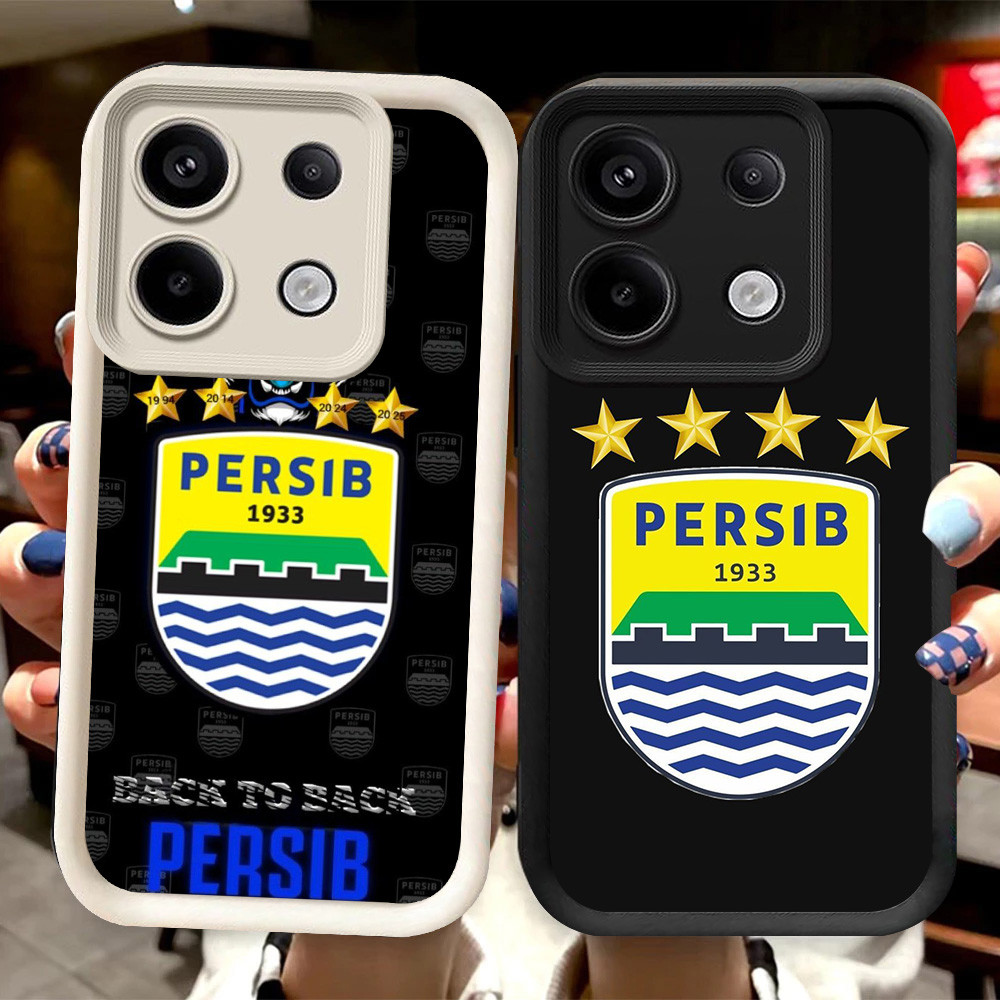 R7 Persib Casing สําหรับ Infinix Note 40 40S Pro Plus 5G สีดําและสีขาว