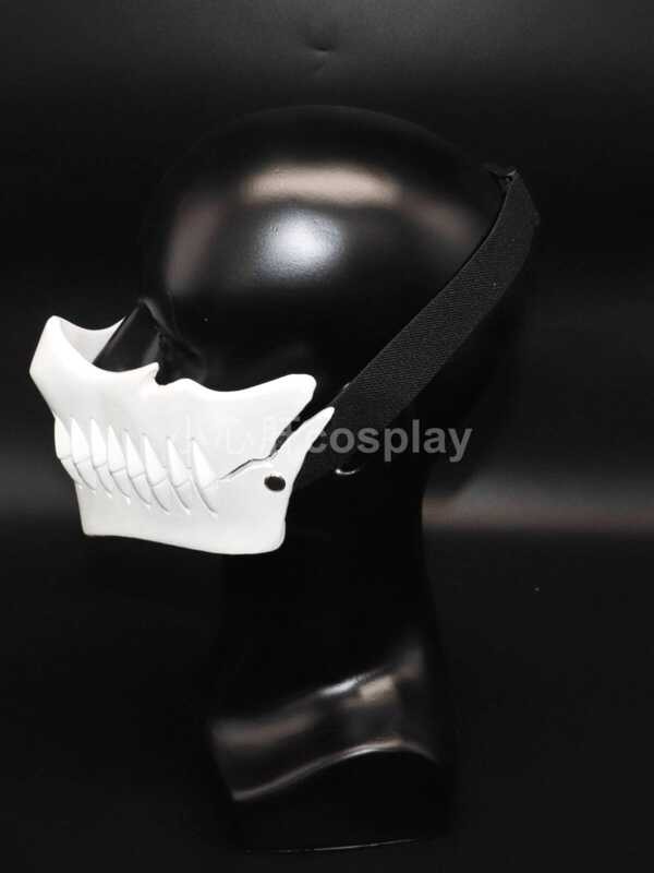 อะนิเมะญี่ปุ่น สินค้า คอสเพลย์ Tia Helibel Broken Face หน้ากากสิบใบมีดครึ่งหน้าสาวฮาโลวีน