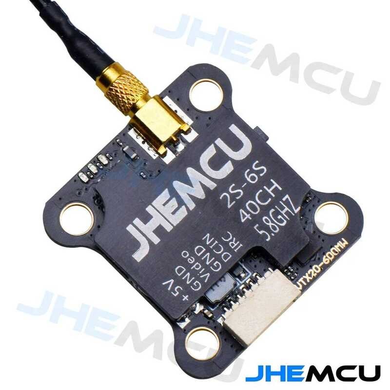 ▥ JHEMCU Vtx20-600 5.8G 40Ch เครื่องส่งสัญญาณ Pitmode 25Mw 100Mw 200Mw 400Mw 600Mw 7-26V VTX สํ