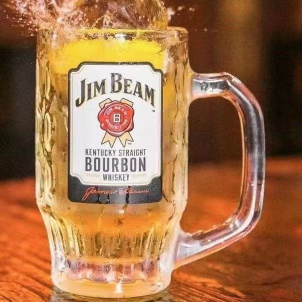 ♞,♘,♙Suntory Jinbin Whisky Glass Wine Glass Baizanbian Hibian Cup Bar KTV ถ้วยพิเศษสามารถโลโก้ได้