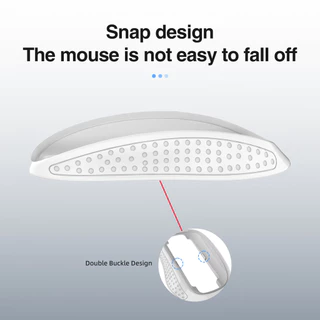 ฐานเมาส์ Fonken การออกแบบตามหลักสรีรศาสตร์สําหรับ Aple Magic Mouse 2/3 การออกแบบกันลื่นเคสเมาส์ไร้สาย Booster