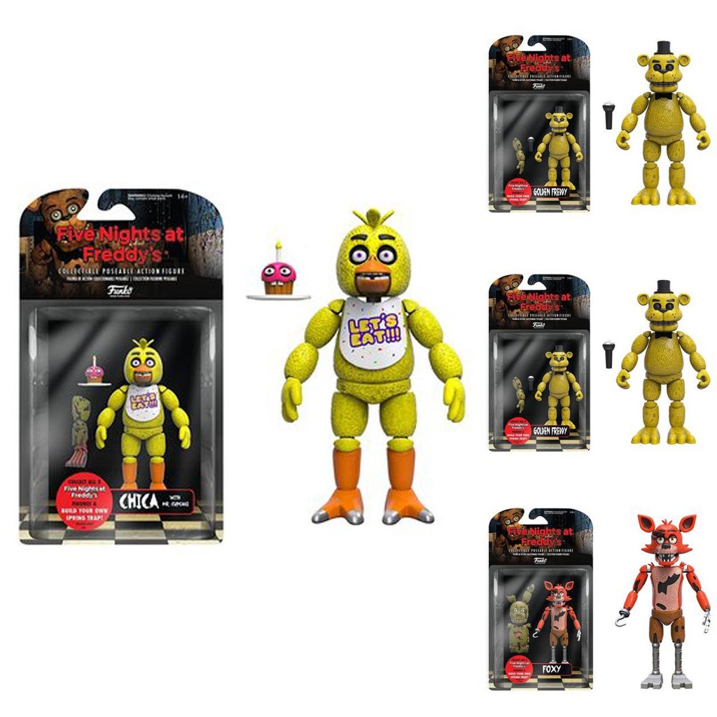 Fnaf Funko Eyecatcher Five Nights At Freddys Action Figure Golden Freddy สําหรับจอแสดงผล