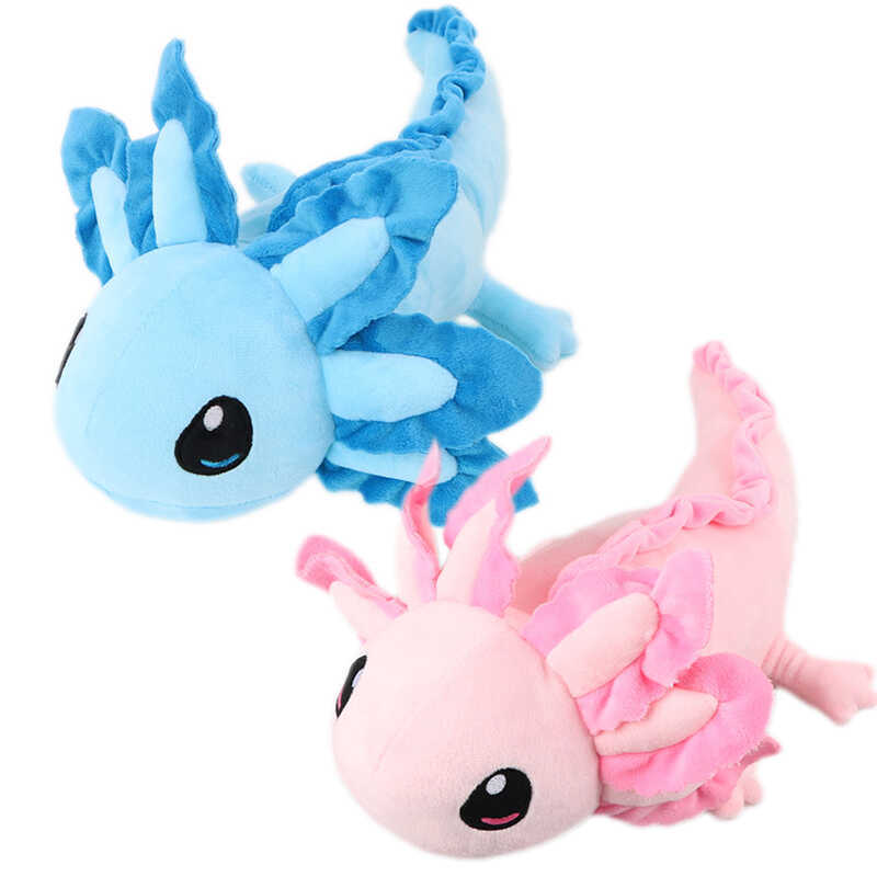 C 40Cm Kawaii Axolotl Plush Toy Soft Stuffed Plushie Doll Cartoon Character Toys Kids Baby Chlidren