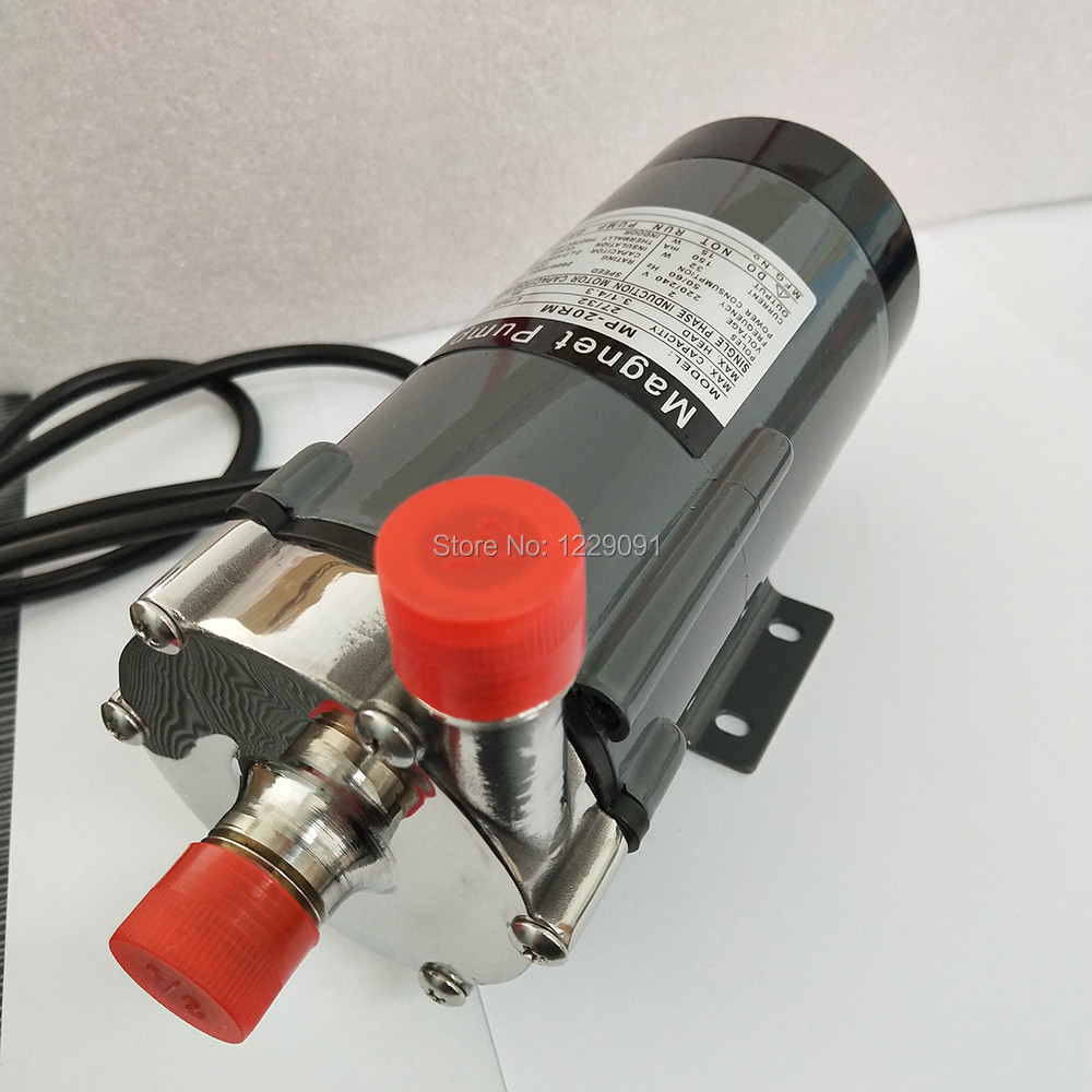 MP-20R MP-20RM เกรดอาหาร 304 สแตนเลสหัว Brewing Home brew 110V 220V ปั๊มน้ําไหลเวียนแม่เหล็ก 1/2 "พอร์ต