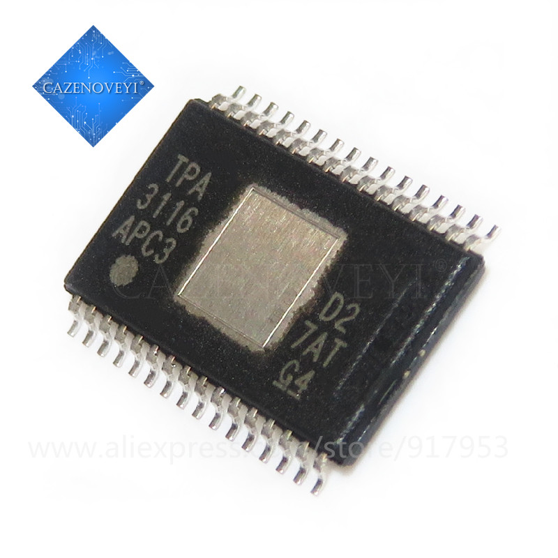 5 ชิ้น TPA3116D2DADR TPA3116D2 TPA3116 IC ใหม่ 32-HTSSOP IC