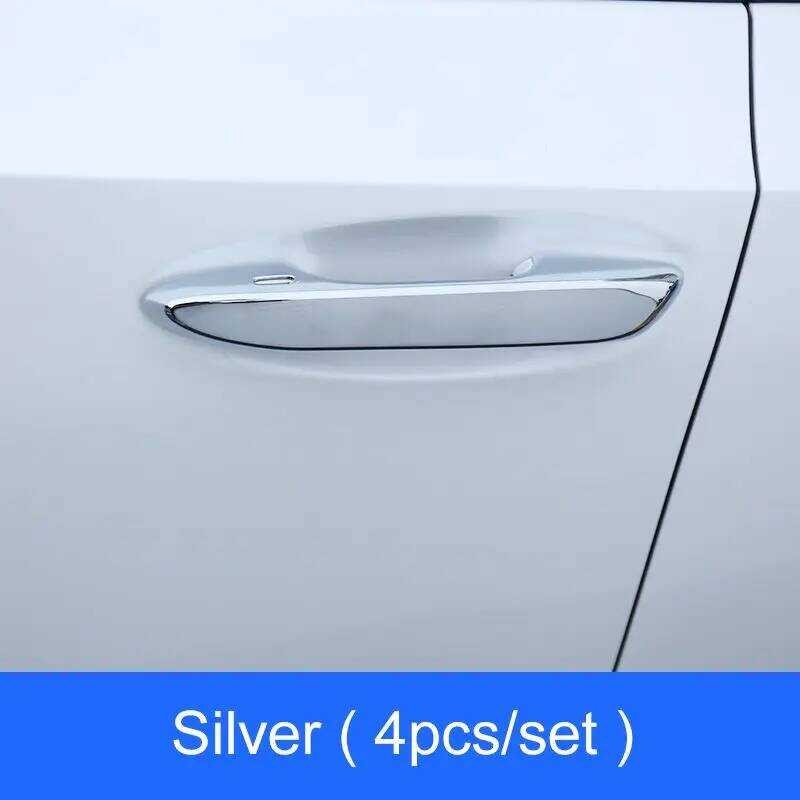 ▥ สําหรับ Lexus ES Es300h Es350 Es200 Es260 Es300 2018-2022 คาร์บอนไฟเบอร์ Chrome Car Door Hand