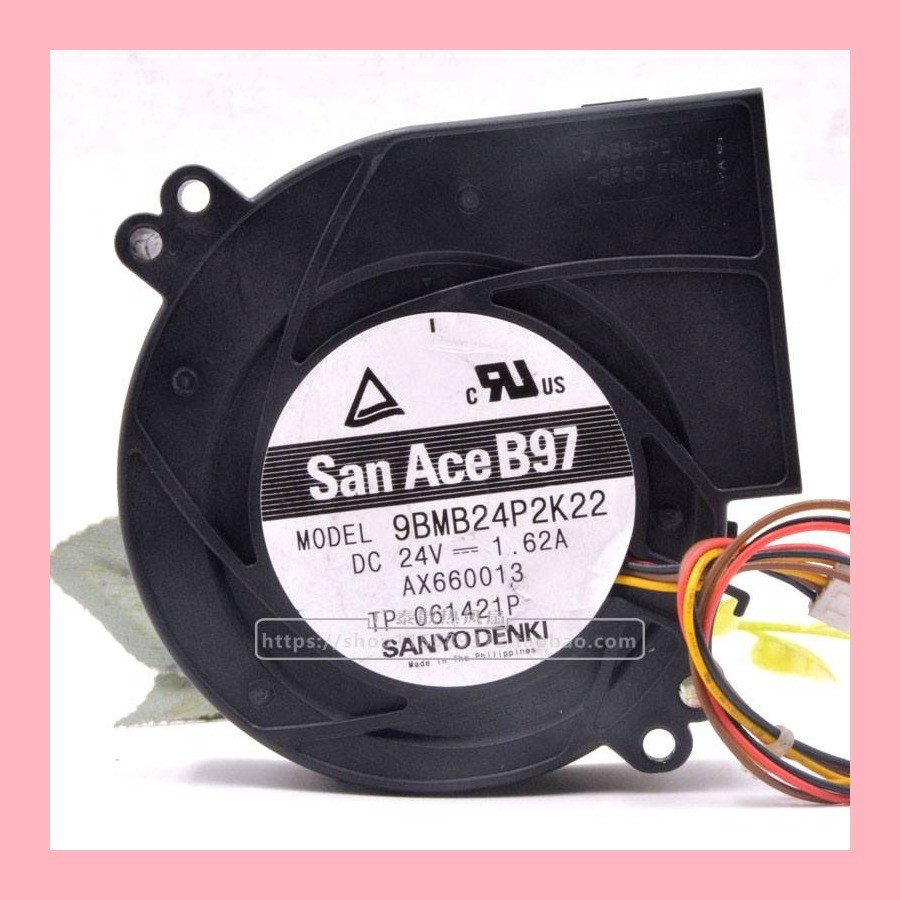 Original Sanyo SANYO 9BMB24P2K22 9733 24V 1.62A เครื่องเป่าลม DC, พัดลมระบายความร้อน