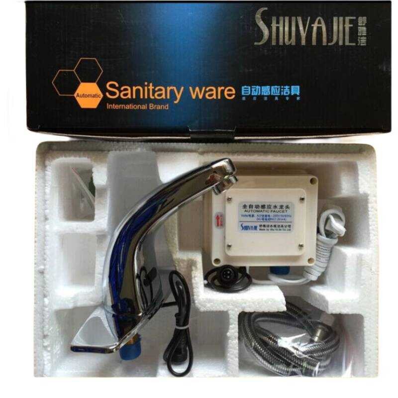 SHUYIE SHUYIE ก๊อกน้ําเซ็นเซอร์อัตโนมัติ SE-118AB AC DC Sensor Faucet เครื่องซักผ้ามือ